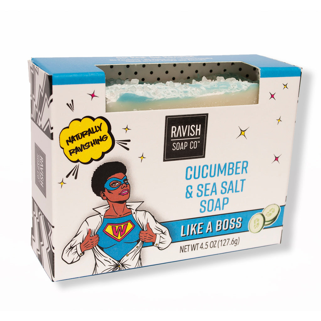 Like A Boss Cucumber Sea Salt Soap Ravish Soap Company