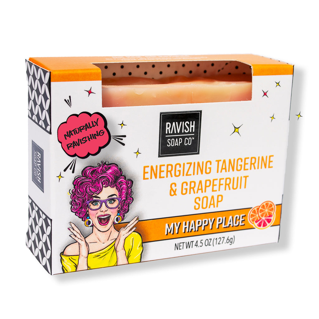 My Happy Place Tangerine Grapefruit Soap Ravish Soap Company