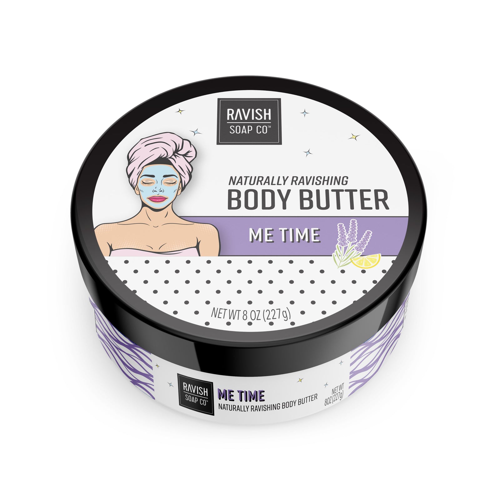 Me Time Lavender Lemon Body Butter Ravish Soap Company