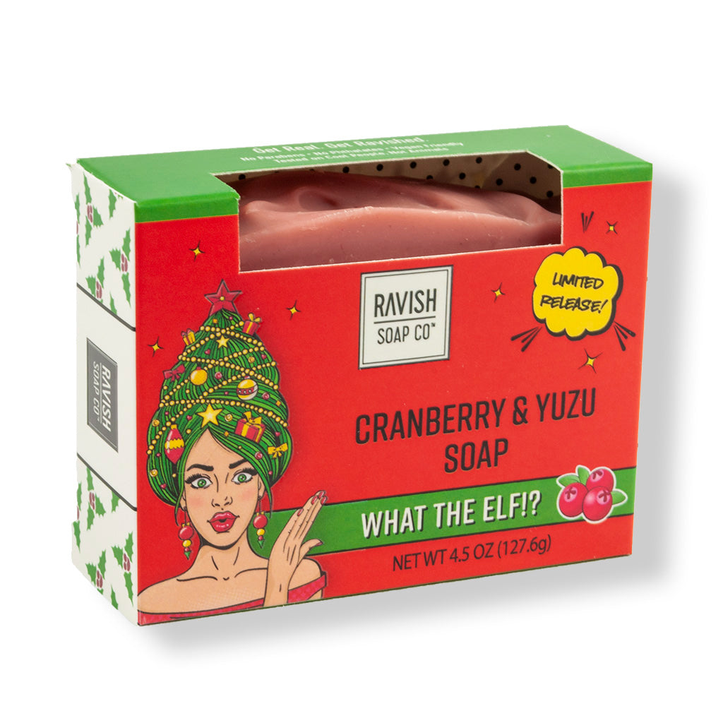What The Elf Cranberry and Yuzu Soap Ravish Soap Company