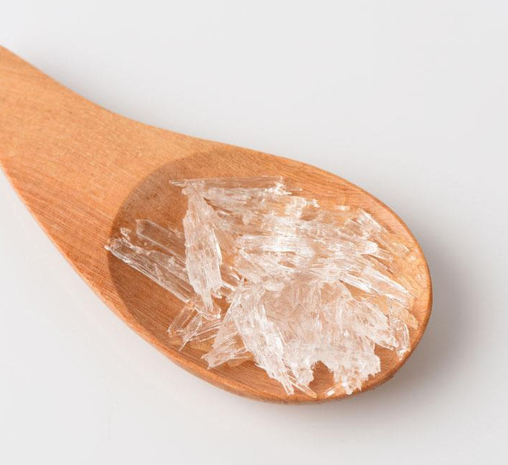 Girl with dandruff solid shampoo bar